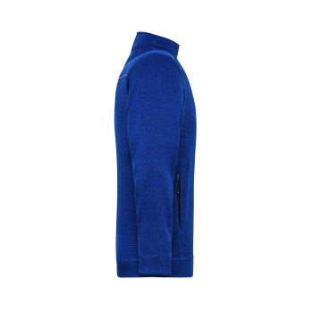 Men's Knitted Workwear Fleece Jacket - SOLID -
