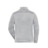 Men's Knitted Workwear Fleece Jacket - SOLID -