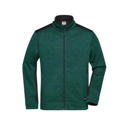 Men's Knitted Workwear Fleece Jacket - STRONG -