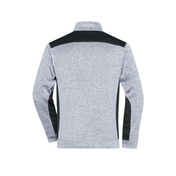 Men's Knitted Workwear Fleece Jacket - STRONG -