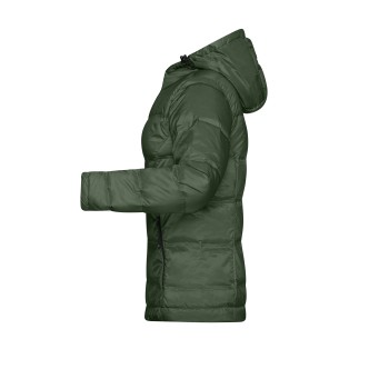 Ladies' Hooded Down Jacket